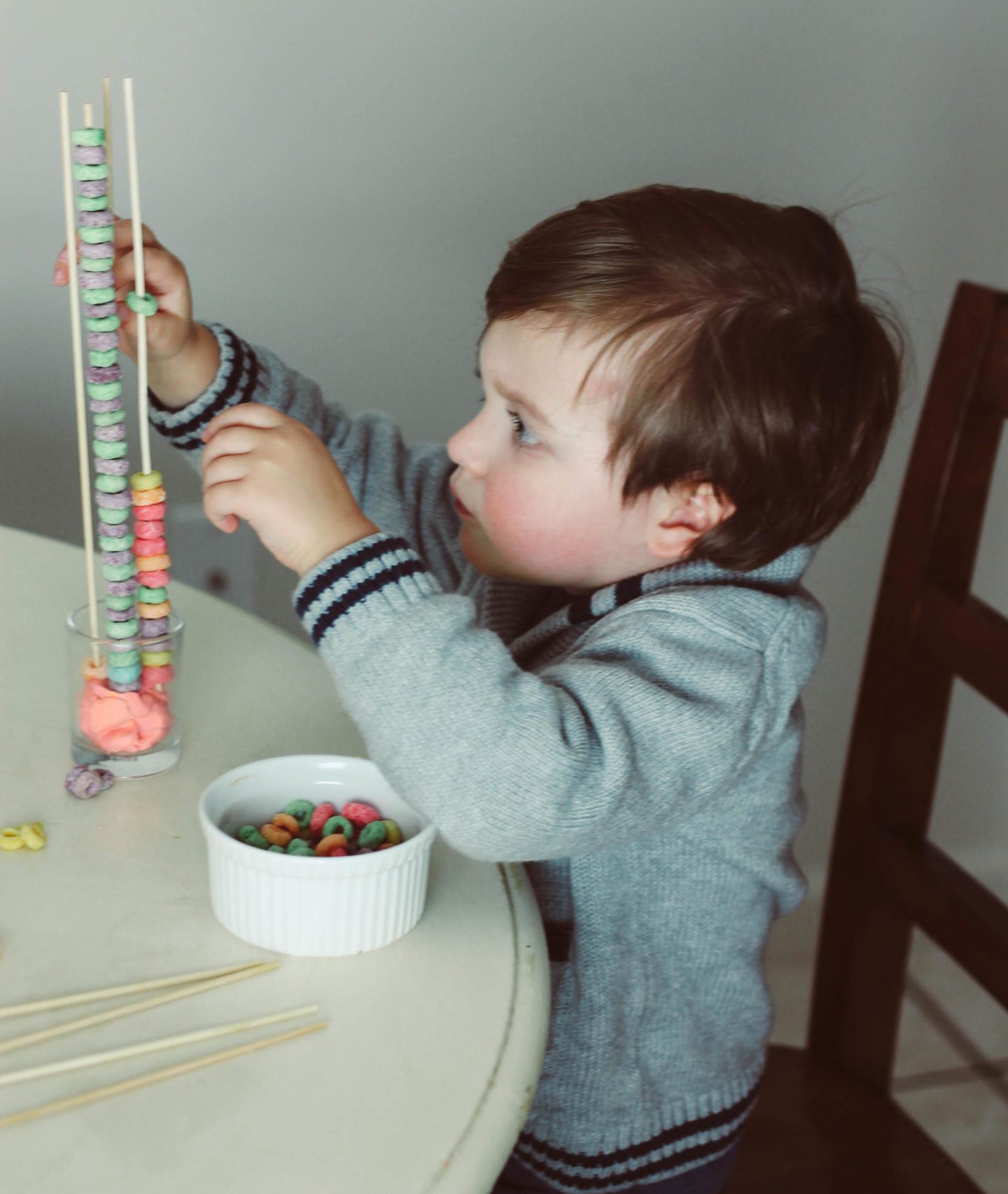 Stacking Work: A Toddler Montessori Based Activity