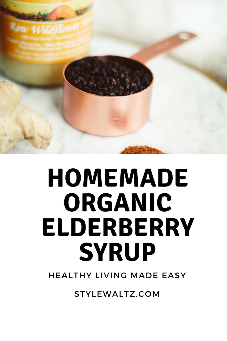 Homemade Organic Elderberry Syrup