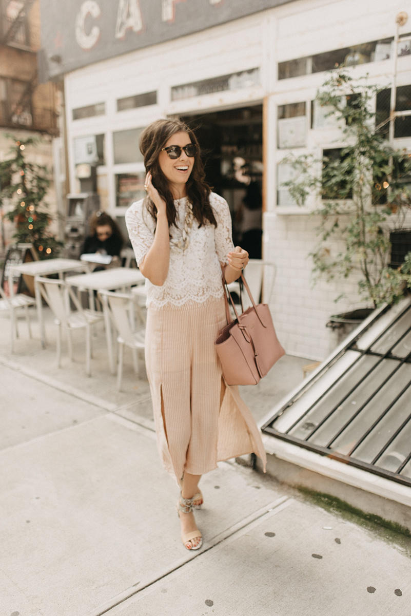 Spring Lace || Trying The Culotte Trend || Style Waltz