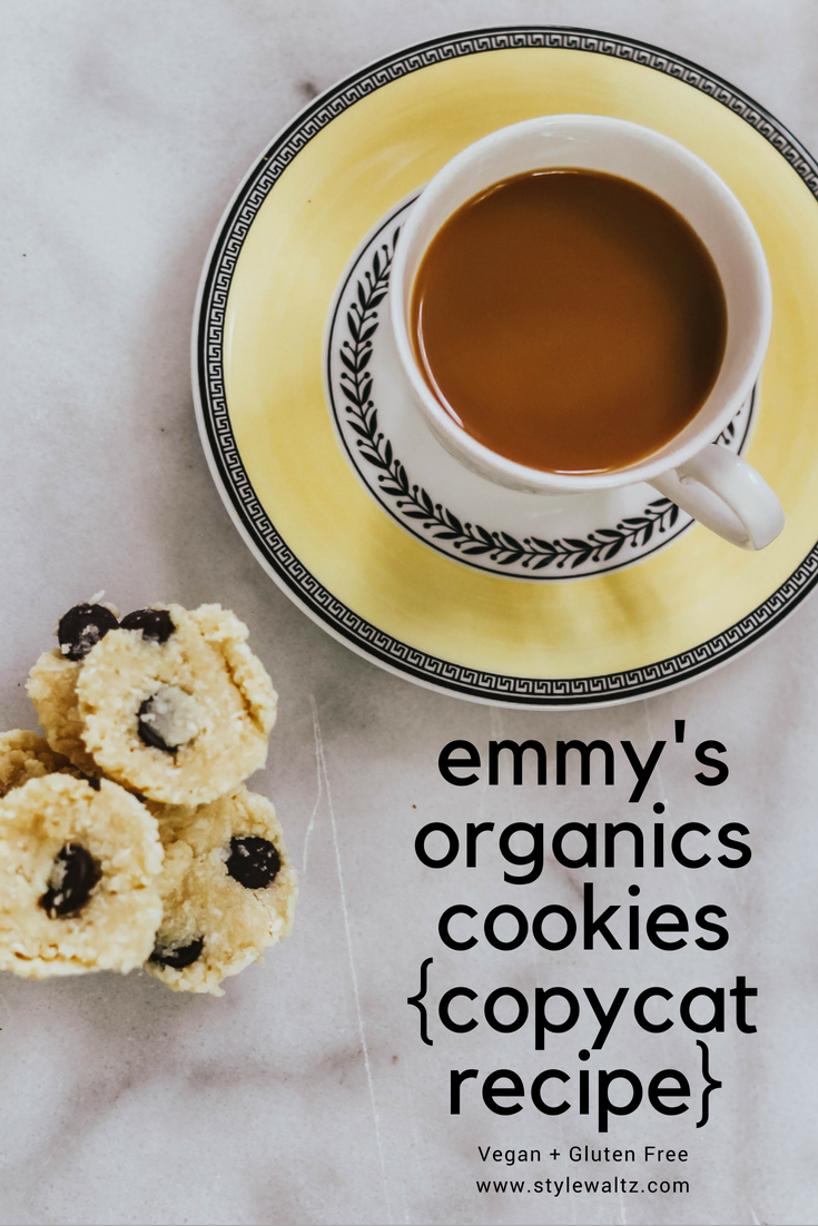 Emmy's Organics Cookies - Copycat Recipe | Vegan Living | Style Waltz