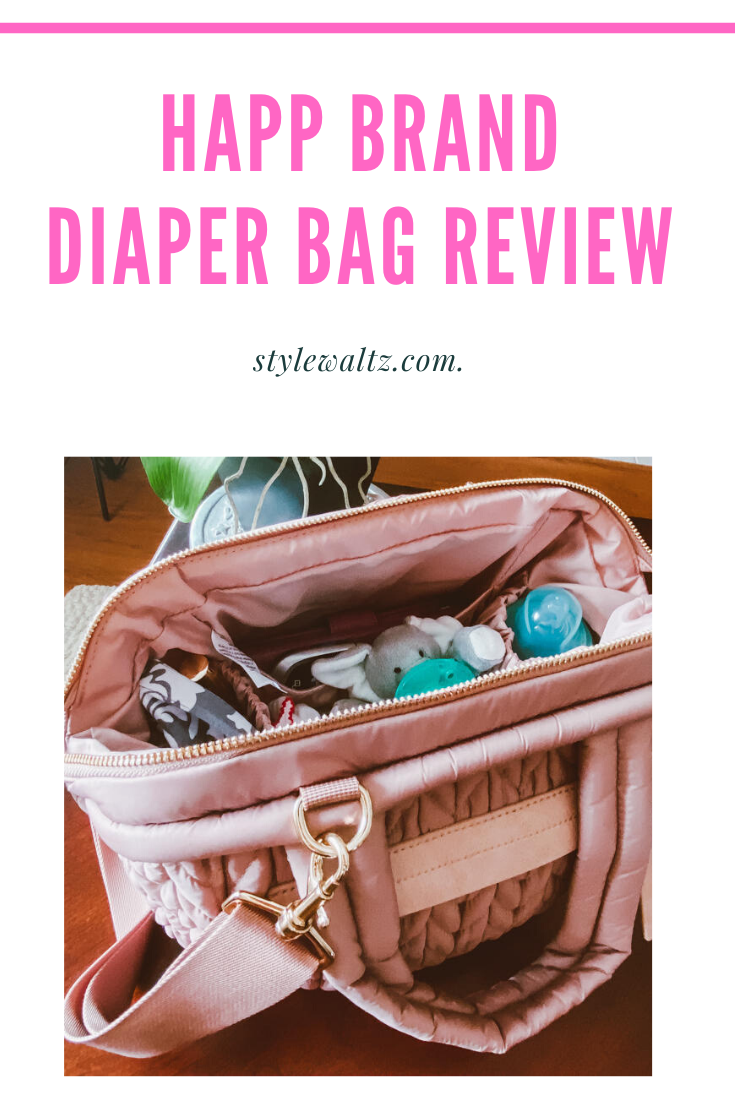 HAPP Diaper Bag Review | Style Waltz