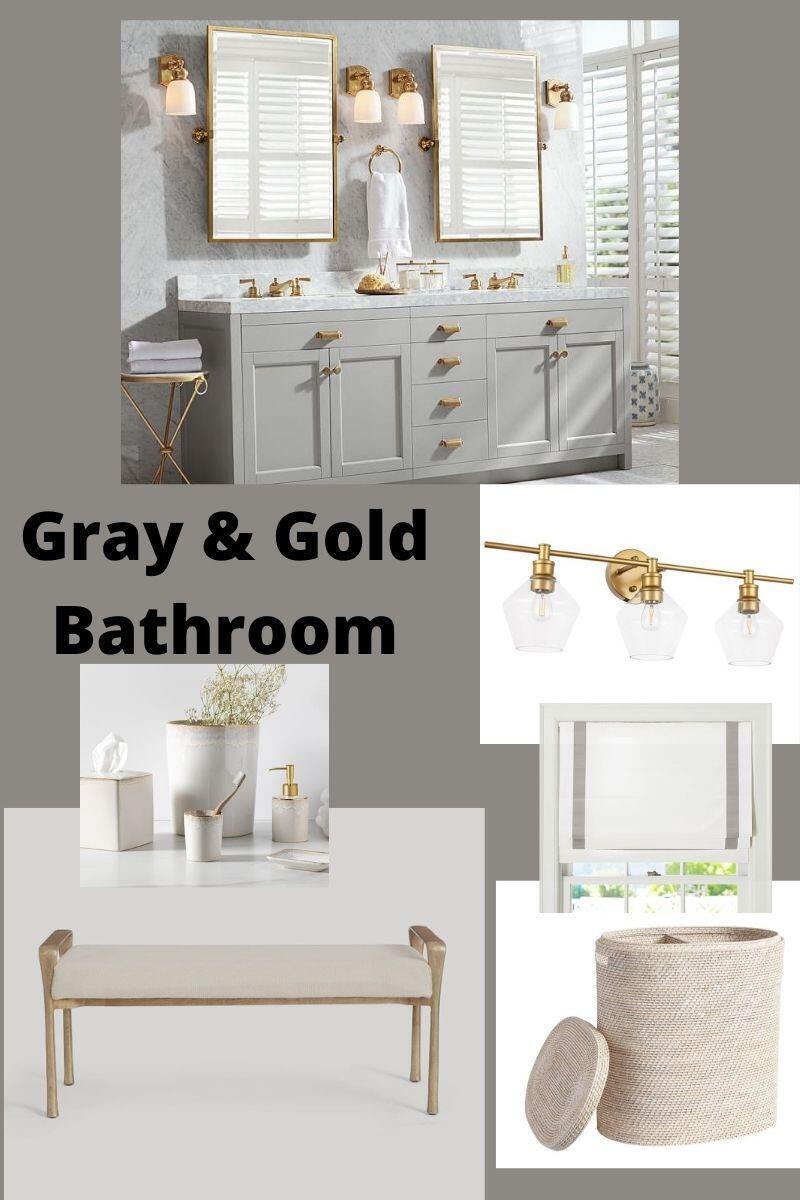 Gray Master Bathroom