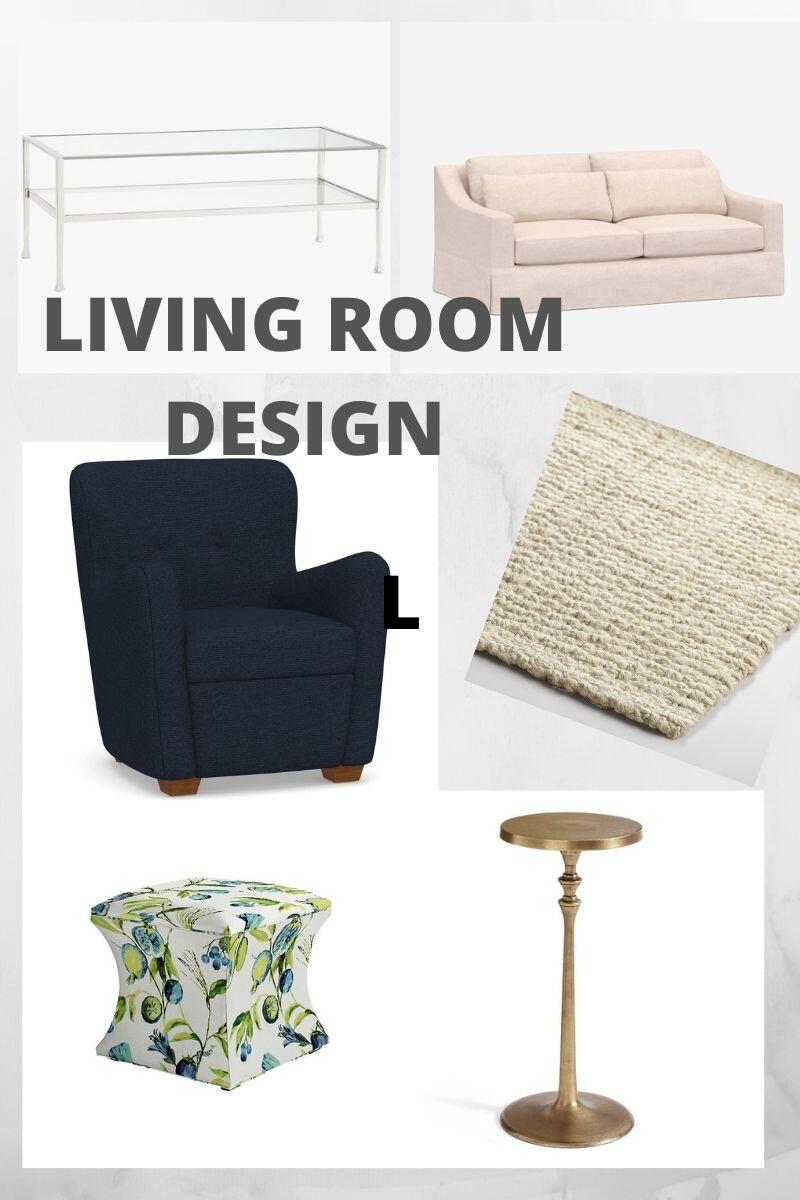 Navy and Grey Living Room Inspiration